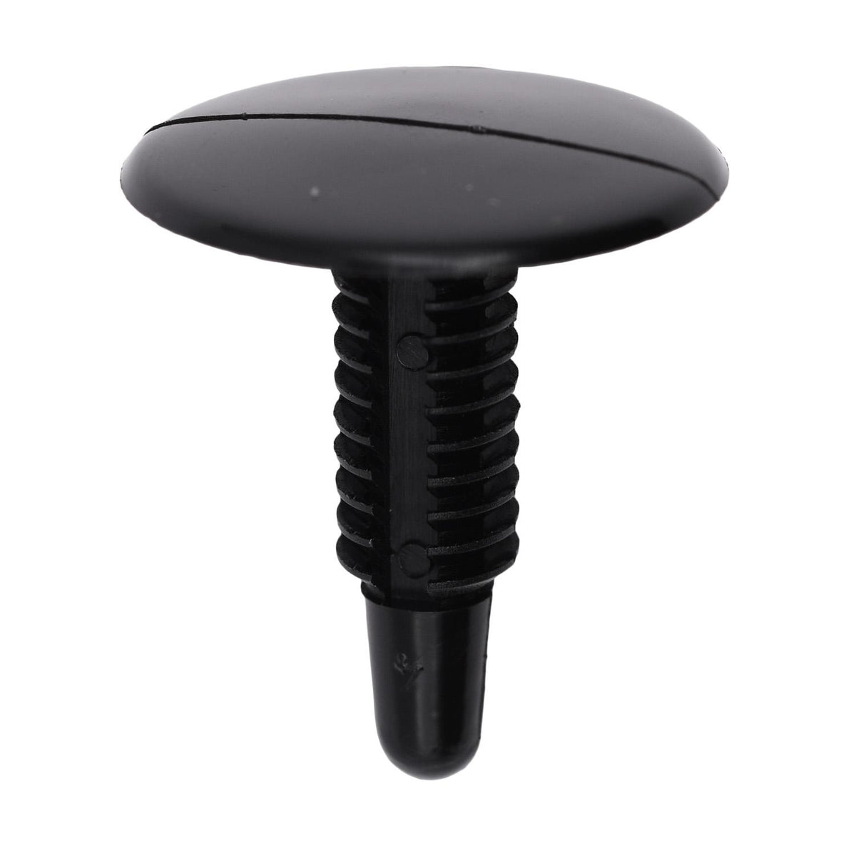 9/32"x1-1/16" Black Nylon Trim Panel Retainer, 1" Head
