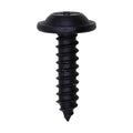 #10x3/4" Phillips Truss Head Flat Washer Tapping Screw, Type A/AB, Black E-Coat