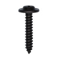 #10x1" Phillips Truss Head Flat Washer Tapping Screw, Type A/AB, Black E-Coat