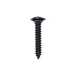 #8x1" Phillips Oval Head SEMS Tapping Screw, Type A/AB, Black Oxide, #6