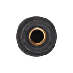 #10-32 Neoprene Rubber Nut, 0.518" Shank Length, 0.554" Overall Length, 0.377" Shank Diameter
