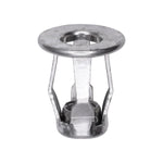 1/4"-20 Expansion Nuts, .000" - 0.197" Grip, 0.630" Head, Zinc, 0.472" Hole Diam, 0.492" Diameter, 1010 Steel
