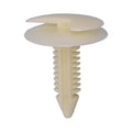 5/16"x1-1/8" White Nylon Trim Panel Retainer, 15/16" Head