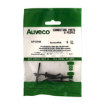 13/64"x1-7/8" Black Nylon Rivet, 1/8" - 15/64" Grip Range, 1/16" Flange Thick
