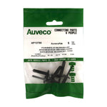 1/4"x2-3/16" Black Nylon Rivet, 5/32" - 13/32" Grip Range
