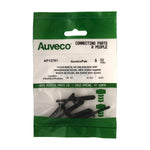 1/4"x2-3/16" Black Nylon Expansion Rivet, 5/32" - 13/32" Grip Range