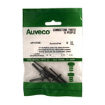 13/64"x2" Black Nylon Rivet, 15/64" - 25/64" Grip Range, 1/16" Flange Thick
