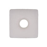 #8 White Nylon Headlight Bezel Nut, 5/16"