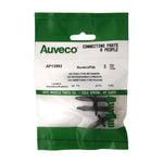 1/4"x7/8" Black Push-Type Retainer, 11/16" Head