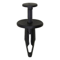 9/32"x7/8" Black Push-Type Retainer, 11/16" Head