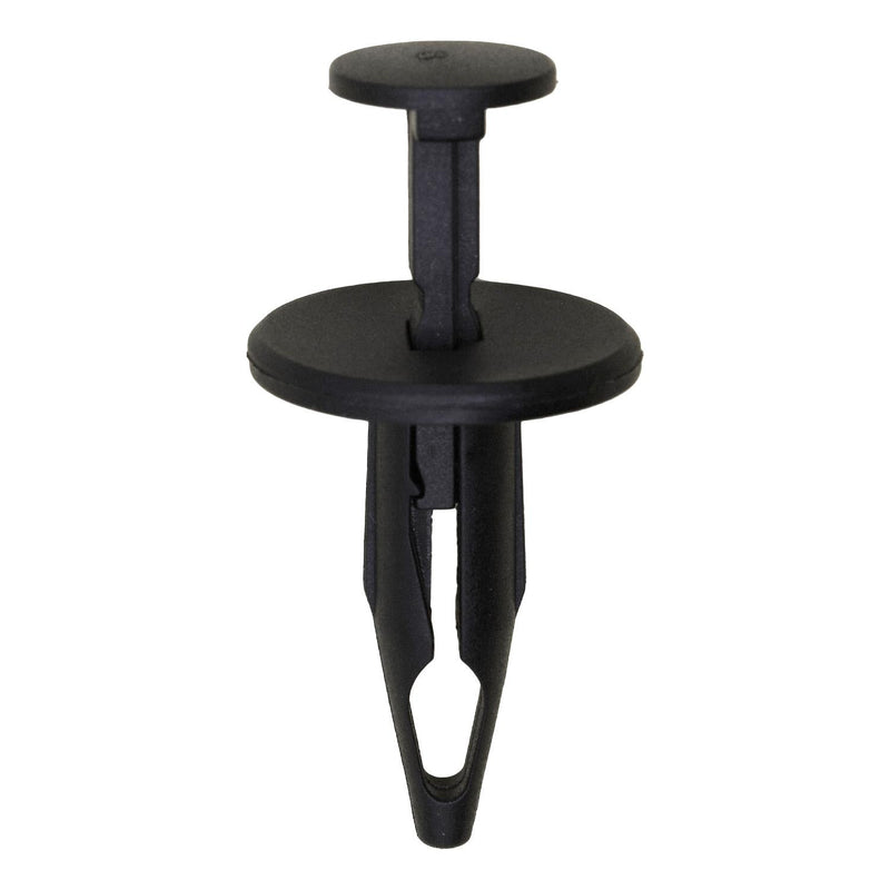 9/32"x7/8" Black Push-Type Retainer, 11/16" Head