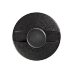 3/8"x23/32" Black Fascia Push-Type Retainer, 1" Head