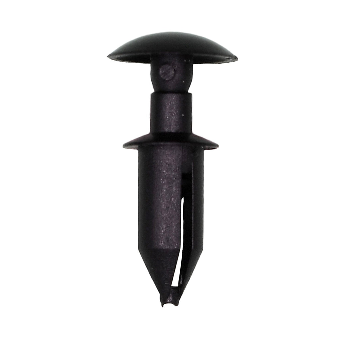 3/16"x7/16" Black Push-Type Tail Light Retainer, 3/8" Head