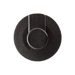 1/4"x7/8" Black Splash Shield/Fascia Retainer, 1" Head