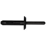 15/64"x2-1/8" Black Nylon Blind Rivet, 5/32" - 5/16" Grip Range