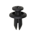 7mmx12mm Black Push-Type Retainer, 15mm Head