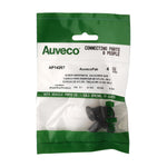 M6.3 Black Nylon Screw Grommet, 8mmx8mm Square Hole, 20mm Head