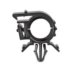 1/2" Black Nylon Wire Loom Routing Clip, 11/16"