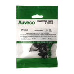 1/2" Black Nylon Wire Loom Routing Clip, 11/16"