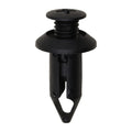 5/16"x13/16" Black Push-Type Retainer, 19/32" Head