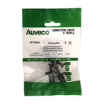 1/2"x1-1/8" Black Bumper Fascia Retainer, 1" Head