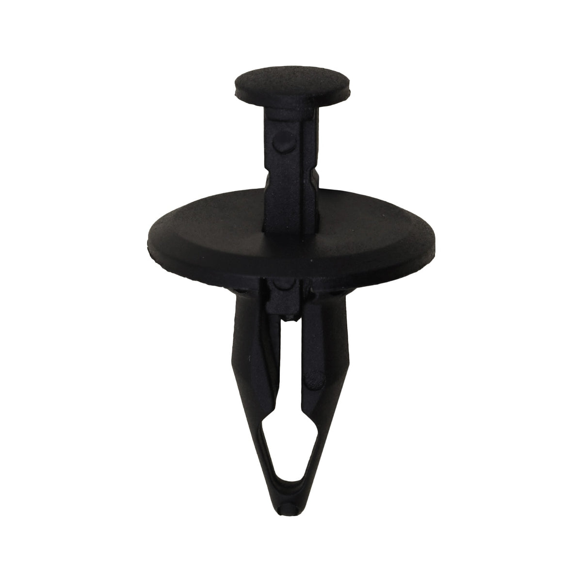 1/2"x1" Black Bumper Fascia Retainer, 1" Head