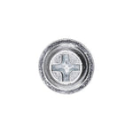 #8x1/2" Phillips Truss Head Washer Teks Tapping Screw, Type 2 Self-Drilling Tek, 13/32" Washer, Zinc