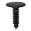 7/32"x3/4" Black Nylon Screen Shroud Vent Grille To Panel Retainer, 19/32" Head