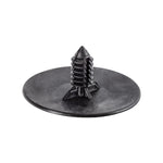5/16"x3/4" Black Nylon Hood Insulation Retainer, 1-21/32" Head