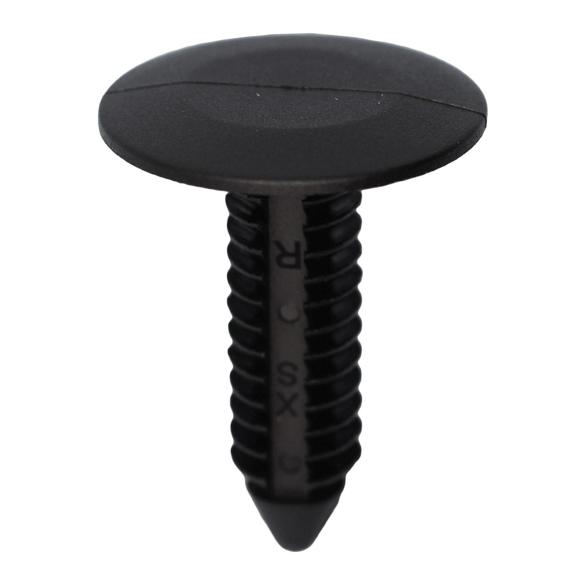 5/16"x1-3/32" Black Nylon Fascia Retainer, 7/8" Head
