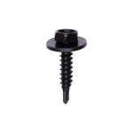 M4.2-1.41x20mm Hex Head SEMS Teks Tapping Screw, Type 2 Self-Drilling Tek, 12mm Washer, Phosphate