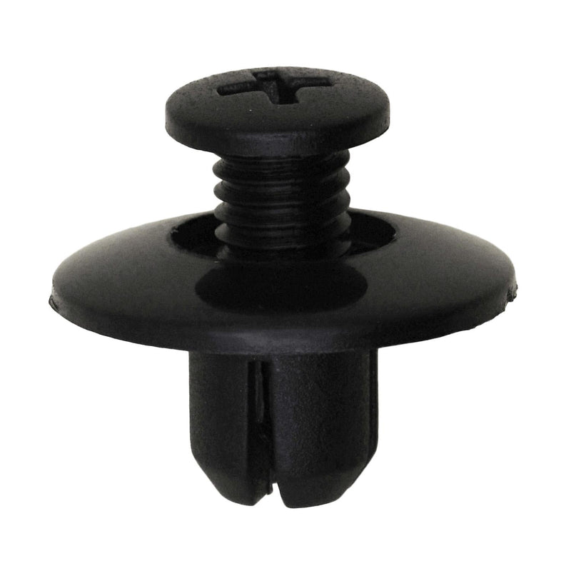 8mmx9mm Black Push Type Retainer, 20mm Head