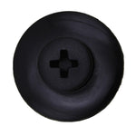 8mmx9mm Black Push Type Retainer, 20mm Head