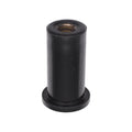 1/4"-20 Neoprene Rubber Nut, 1.00" Shank Length, 1.051" Overall Length, 0.500" Shank Diameter