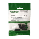 1/4"-20 Neoprene Rubber Nut, 1.00" Shank Length, 1.051" Overall Length, 0.500" Shank Diameter