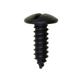#14x3/4" Slotted Truss Head License Plate Screw, Type A/AB, Black E-Coat