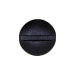 #14x3/4" Slotted Truss Head License Plate Screw, Type A/AB, Black E-Coat
