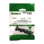 #14x5/8" Slotted Hex Head Flange Washer License Plate Screw, Type B, 5/8" Washer, Black E-Coat