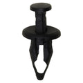 9.5mmx23mm Black Bumper Fascia Push-Type Retainer, 18mm Head
