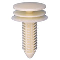 8mmx23mm White Nylon Apv Van Trim Panel Retainer, 20mm Head