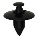 8mmx8mm Black Push-Type Retainer, 20mm Head