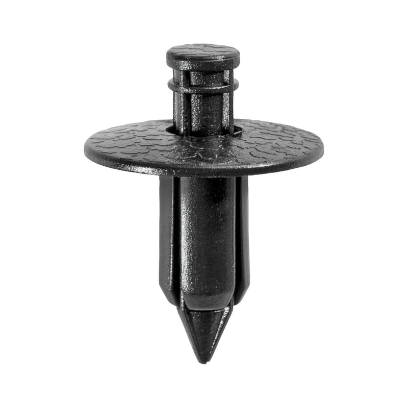 7mmx11mm Black Push-Type Retainer, 18mm Head