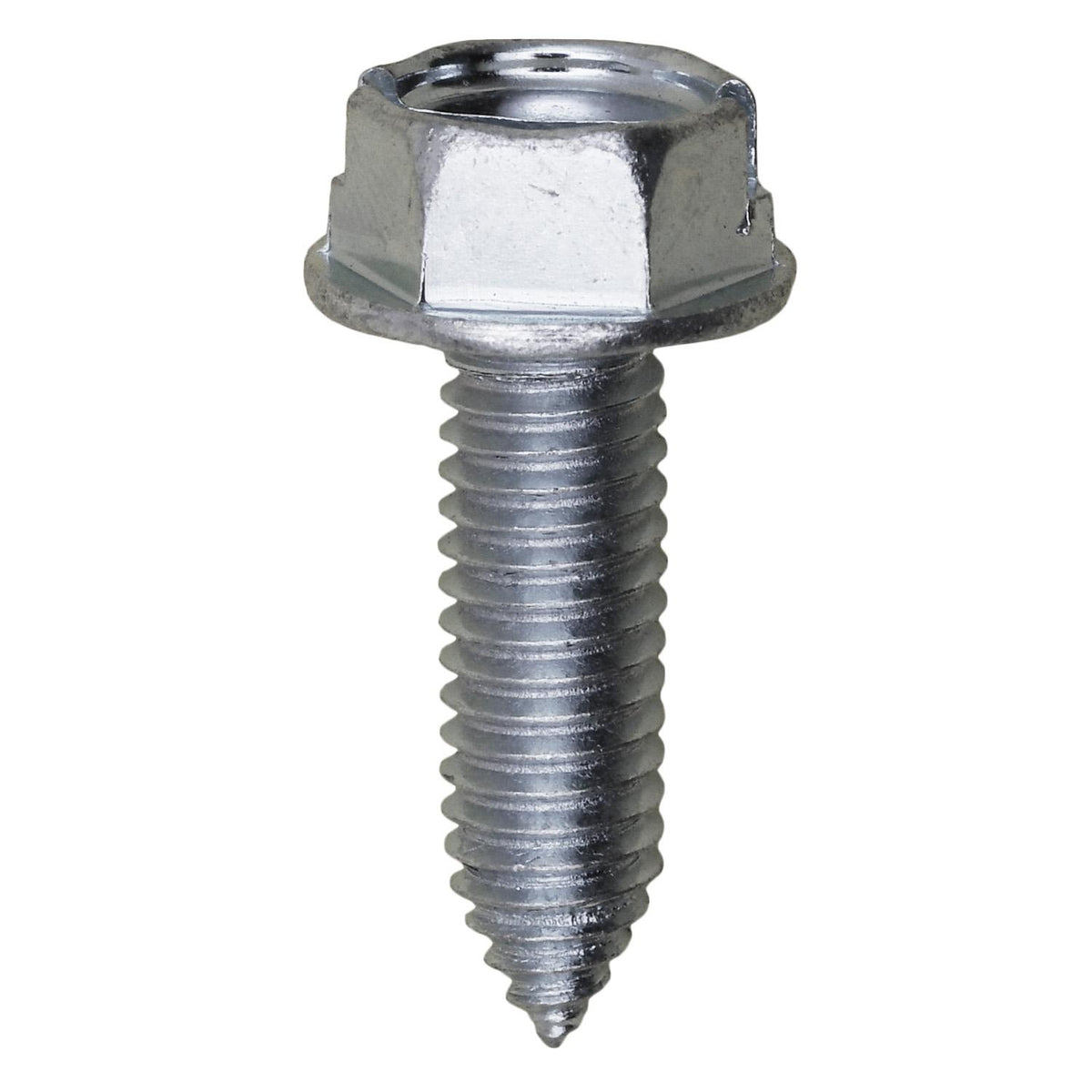 M6-1.0 Slotted Hex Washer, Zinc