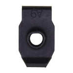 M6-1.0 Extruded U-Nut Screw Lock, Panel 0.8mm-4.0mm, Phosphate, TRI-LOBULAR