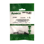3/16" Split Type Rivet All Aluminum, 3/64"-11/32" Grip, Black Aluminum Body, Aluminum Mandrel, 3/8" Flange Diam