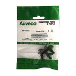 8mmx21mm Black Push-Type Retainer, 18mm Head
