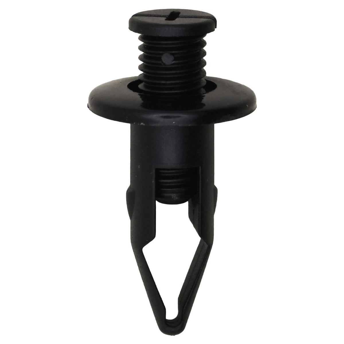 10mmx27mm Black Push-Type Retainer, 20mm Head