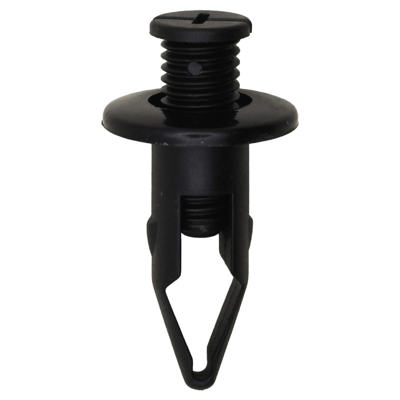 10mmx27mm Black Push-Type Retainer, 20mm Head