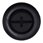 10mmx27mm Black Push-Type Retainer, 20mm Head