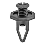 10mmx24mm Black Push-Type Retainer, 20mm Head